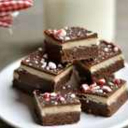 Mocha Peppermint 3-Layer Brownies