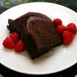 Moist and Delicious Chocolate Raspberry Bundt Cake