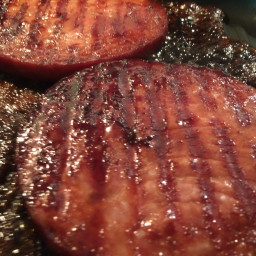 Molasses Glazed Ham Steak-6 smart points
