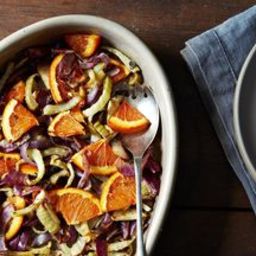 Molly Stevens Roasted Fennel, Red Onion, and Orange Salad