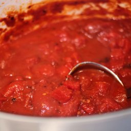 Mommom's Spaghetti Sauce with Meatballs