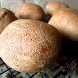 Mom's 100% Whole Wheat Air Buns (Rolls) for Abm