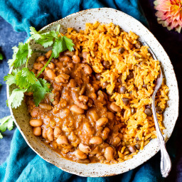 Mom's Authentic Puerto Rican Rice and Beans