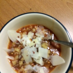 Chopped Meat Soup