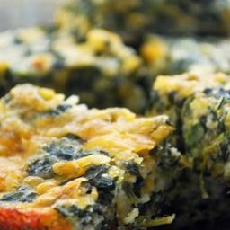 Mom's Spinach Cheese Squares