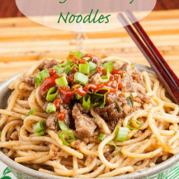 Mongolian Beef Noodles