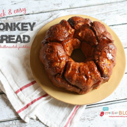 Monkey Bread Recipe with Butterscotch Pudding