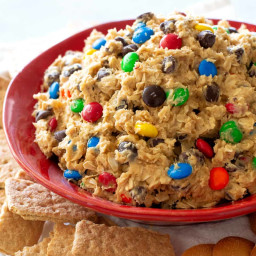 Monster Cookie Dough Dip (+VIDEO)- The Girl Who Ate Everything