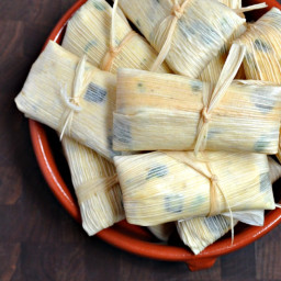 Monterey Jack and Green Chile Tamales