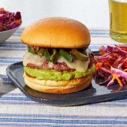 Monterey Jack Beyond Burgers™ with Guacamole & Spicy Peppers