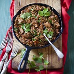 Moroccan beef and lentil stew