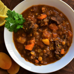 Moroccan Beef and Lentil Stew