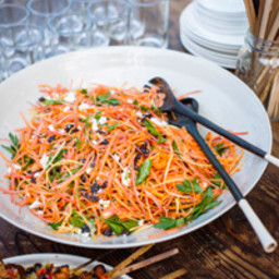 Moroccan Carrot Salad with Spicy Lemon Dressing
