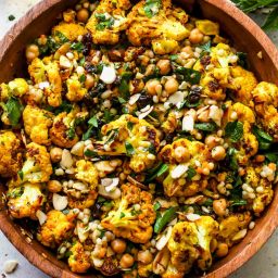 Moroccan Cauliflower and Couscous Salad