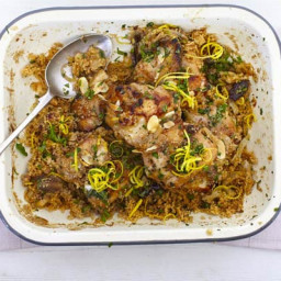 Moroccan chicken couscous with dates