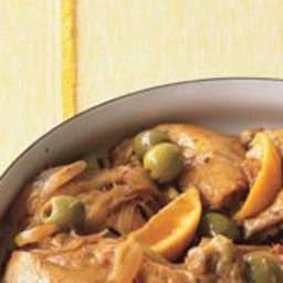 Moroccan Chicken with Green Olives and Lemon