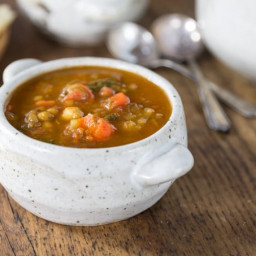 Moroccan Chickpea and Lentil Soup (Harira)