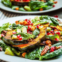 Moroccan Chickpeas and Roasted Squash Fall Salad