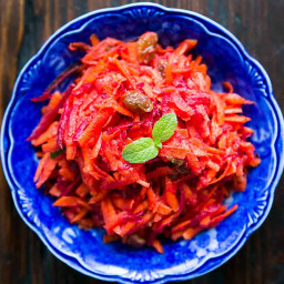 Moroccan Grated Carrot and Beet Salad