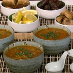 Moroccan Harira Red Lentil Soup