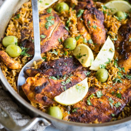 Moroccan-Inspired Chicken Recipe with Rice