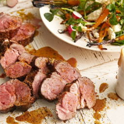 Moroccan lamb with carrot salad
