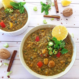 Moroccan Lentil Stew- Vegan, GF