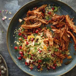 Moroccan pulled pork with couscous recipe