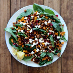 Moroccan Roasted Chickpea Salad