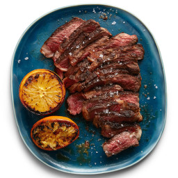 Moroccan-Spiced Steak with Charred Oranges
