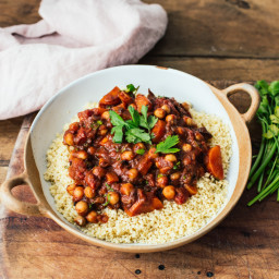 Moroccan Vegetable Stew With Couscous
