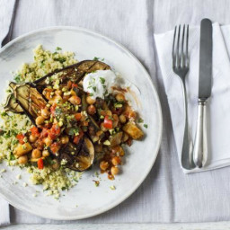 Moroccan vegetables with couscous