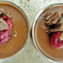 Mousse de chocolate and café {tiramisú}