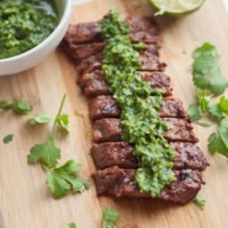 Mouthwatering Cilantro Lime Skirt Steak with Chimichurri