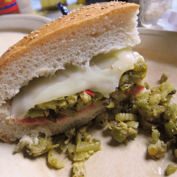 Muffaletta Olive Salad Sandwich Recipe