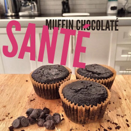 Muffin chocolaté santé