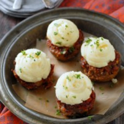 Muffin Tin Meatloaf and Mashed Potatoes
