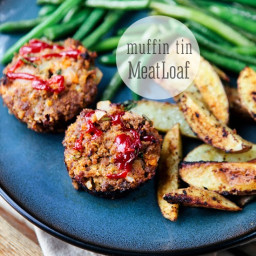 Muffin Tin Meatloaf: Freezer Friendly Meal