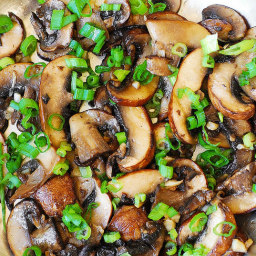 Mushroom and Garlic Saute (Paleo, Gluten Free)