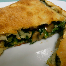 Mushroom and Spinach Calzones