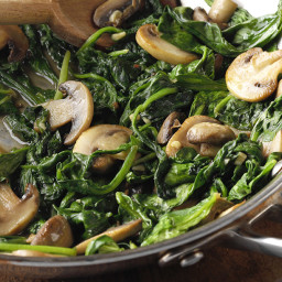 Mushroom and Spinach Saute