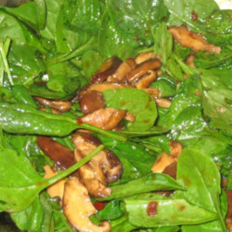 Mushroom and Spinach Side Salad