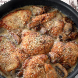mushroom Asiago chicken recipe