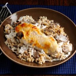 Mushroom Chicken with Wild Rice Recipe
