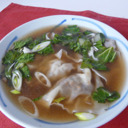 Mushroom Dumpling Soup