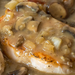 Mushroom Gravy Pork Chops