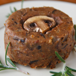 Mushroom, Lentil, and Wild Rice Timbales
