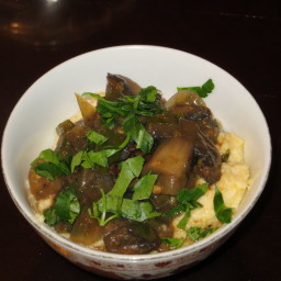 Randi's Mushroom Ragout over Rice or Creamy Polenta (meatless)*