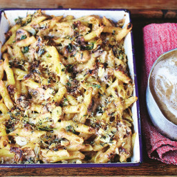 Mushroom Soup and Pasta Bake From 'Jamie Oliver's Comfort Food' Recipe