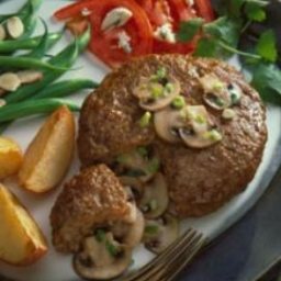 Mushroom-Stuffed Pork Burgers